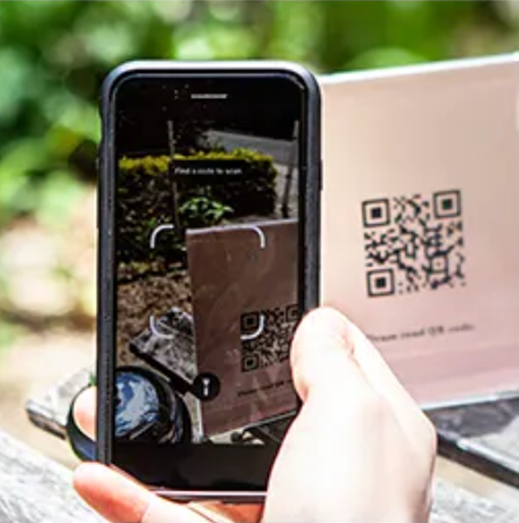 店内QRで自然に収集のイメージ